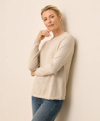 clearance classic fine knit crew sweater