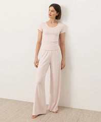 clearance pointelle scoop neck tee