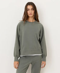 clearance cloudknit raglan crew