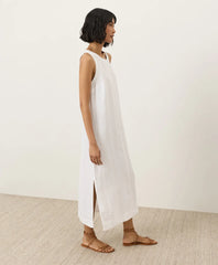 clearance linen easy tank dress
