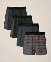 everyday knit boxer 4-pack