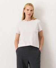 clearance luxe essential crewneck tee