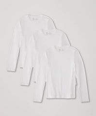 cool stretch long sleeve crew undershirt 3-pack
