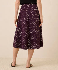 clearance fit & flare midi skirt
