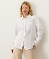 clearance linen relaxed shirt