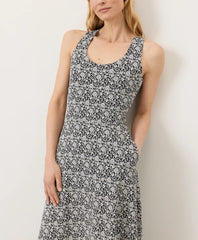 clearance fit & flare open back maxi dress