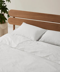 organic cool-air percale duvet cover
