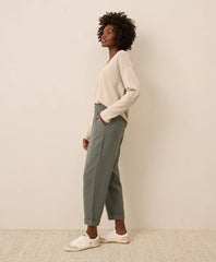 clearance coastal double gauze rolled cuff pant