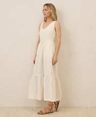 clearance canopy linen blend easy tank dress