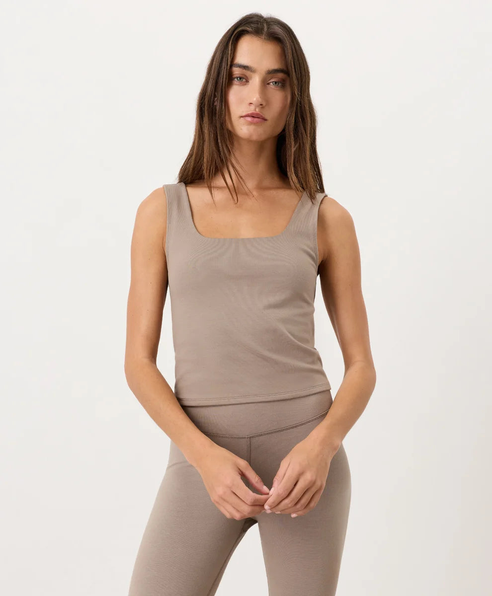 clearance on the go-to square neck tank