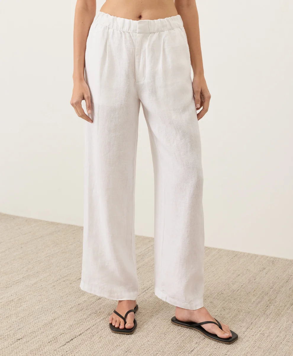 clearance linen easy trouser pant