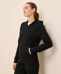 clearance brushed fleece zip hoodie