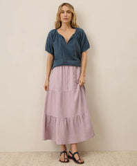 clearance coastal double gauze boho popover