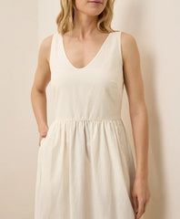 clearance canopy linen blend easy tank dress