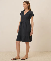 clearance coastal double gauze breezy dress
