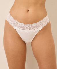 clearance lace waist thong 3-pack