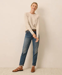 clearance classic fine knit crew sweater