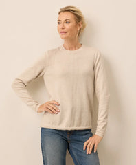 clearance classic fine knit crew sweater