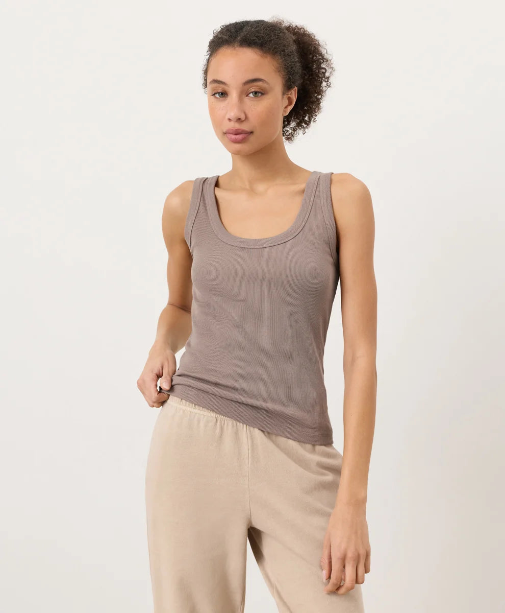 clearance perfect rib scoop neck tank