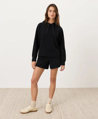 clearance cloudknit curved hem short