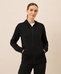 clearance brushed fleece zip hoodie