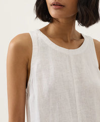 clearance linen easy tank dress
