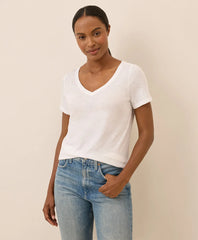 clearance featherweight slub v-neck tee