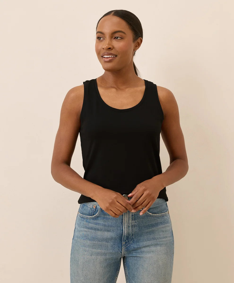 clearance luxe stretch jersey tank