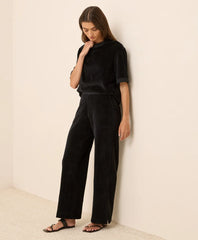 clearance pure velour wide leg pant