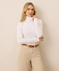 clearance luxe stretch jersey slim turtleneck