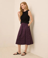 clearance fit & flare midi skirt