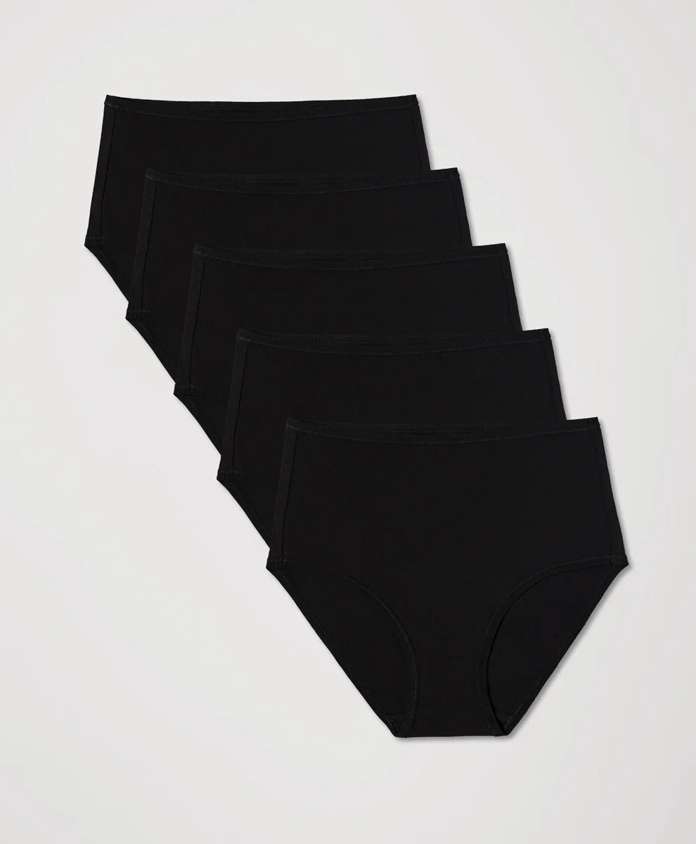 everyday high rise brief 5-pack