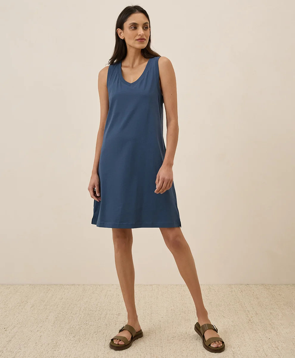 clearance softspun a-line tank dress