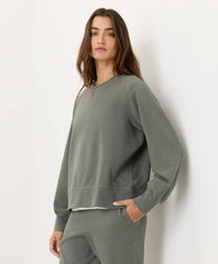 clearance cloudknit raglan crew